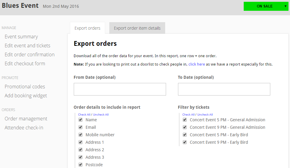 Wix-ExportData